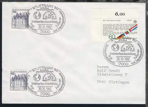 1978/83 14 verschiedene Belege mit diversen Zeppelin-Jubiläums-SSt.