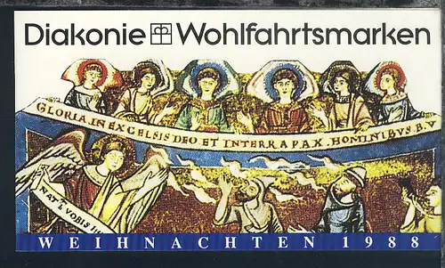1984/90 15 Markenheftchen Wohlfahrt, Diakonie, Sport, Rotkreuz