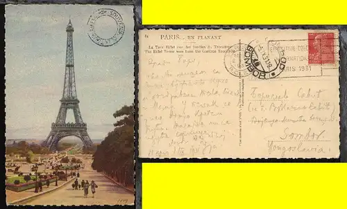 100. Geburtstag Berthelots auf CAK (Paris) ab Paris 2.IX.1931