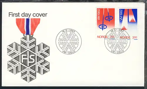 Norwegen 1975/83 9 verschiedene FDC, 2x ohne Anschrift, 7x nach Wernigerode/DDR