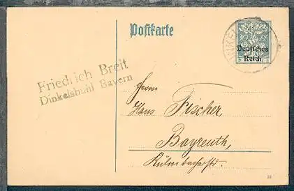Dinkelsbühl OSt. DINKELSBÜHL 3 AUG 20 auf GSK P 128 als Firmen-PK