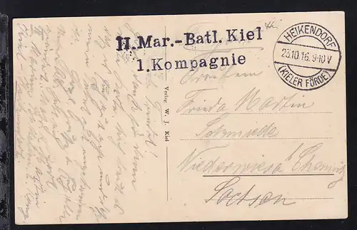 OSt. Heikendorf (Kieler Förde) 23.10.16 + L2 II. Marine.-Batl. Kiel 1. Kompagnie