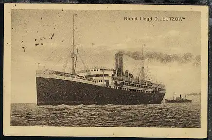 Dampfer Lützow, 1925