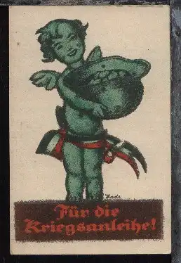 "Für die Kriegsanleihe", 1918