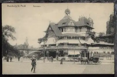 Hamburg-St. Pauli (Fährhaus), ca. 1910