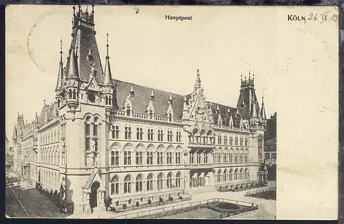 Köln (Hauptpost), 1907
