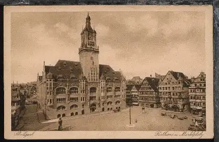 Stuttgart (Rathaus und Marktplatz)