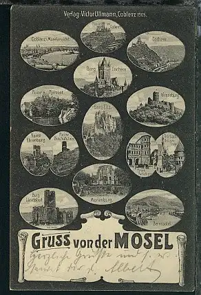 Gruss von der Mosel (12 Bilder), 1905