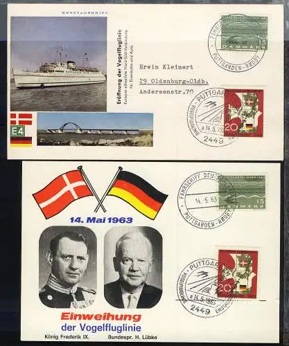 FÄHRSCHIFF DEUTSCHLAND PUTTGARDEN-RÖDBY 14.5.63