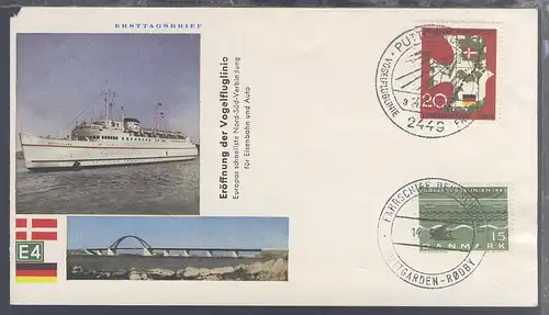 FÄHRSCHIFF DEUTSCHLAND PUTTGARDEN-RÖDBY 14.5.63 