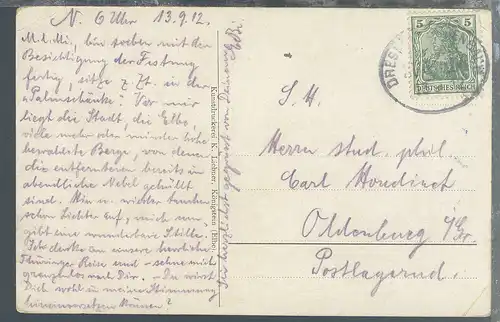 DRESDEN-BODENBACH BAHNPOST ZUG 454 13.9.12 auf CAK