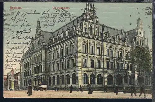 Bremen Die Hauptpost, 1917