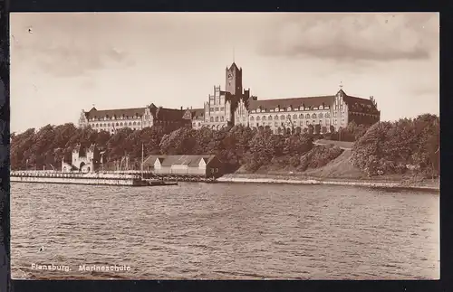 Flensburg Marineschule, 1928, Marke entfernt