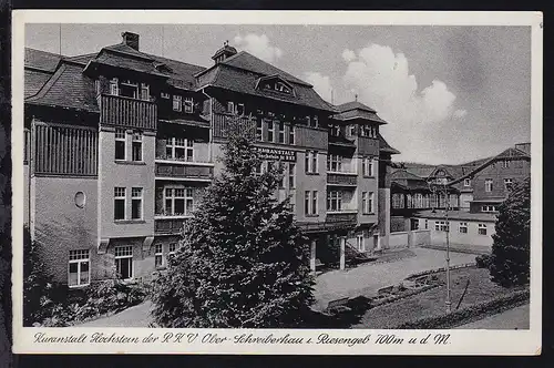 Kuranstalt Hochstein der R.K.V. Ober-Schreiberhau i. Riesengeb. 700 m ü.d.M.