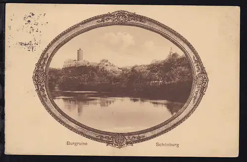 Burgruine Schönburg, 1927