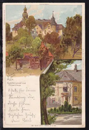 Plön Kadettenschule und Prinzenhaus, 1899
