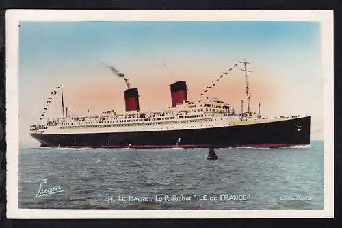 Paquebot "Ile de France" 