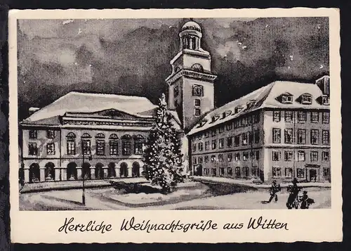 Herzliche Weihnachtsgrüße aus Witten, 1951