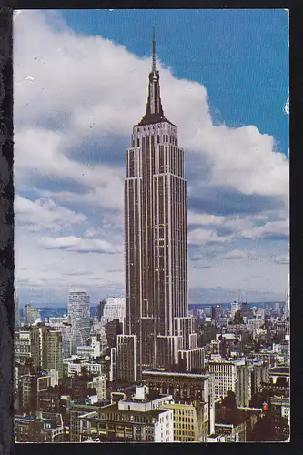 Freimarke 10 C. auf CAK (New York Empire State Building) 
