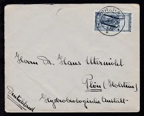 20 Jahre Tschechische Legionen 2 Kc auf Brief ab Prag 25.IV.35