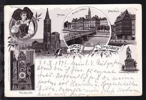 Gruss aus Strassburg, 6 Bilder, 1896