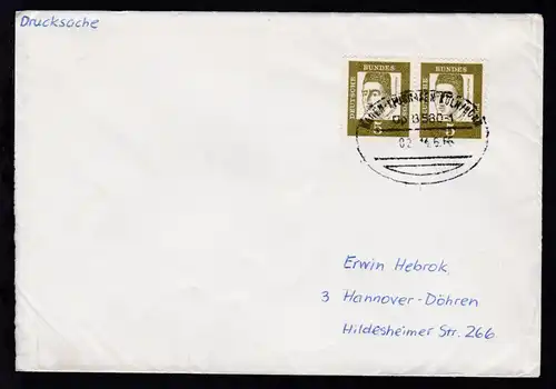 HAGEN-FLUGHAFEN KÖLN/BONN Üp 8580-1 02 14.6.66 auf Brief