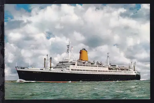 1971 Hapag-Lloyd-AG TS Bremen 3 Belege mit den Stempeln Nordamerika-Dienst, 