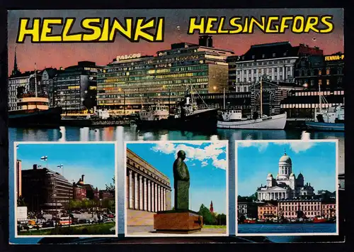 HELSINKI HELSINGFORS TRAVEMÜNDE HELSINKI HELSINGFORS FINNJET 5.1.85 auf CAK