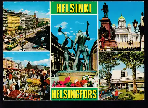 HELSINKI HELSINGFORS TRAVEMÜNDE HELSINKI HELSINGFORS FINNJET 21.8.84 auf CAK