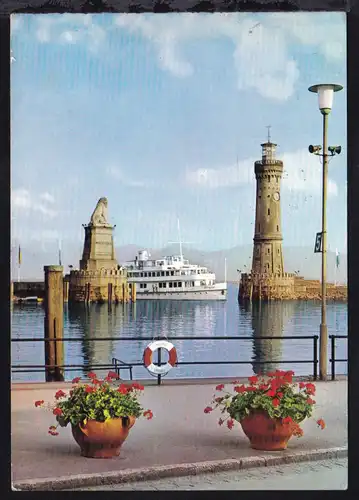 Lindau im Bodensee Hafeneinfahrt, 1965