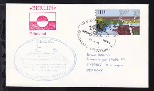 DEUTSCHE SCHIFFSPOST >>BERLIN 