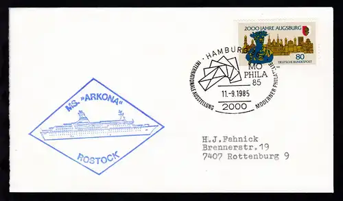 HAMBURG 56 2000 INTERNATIONALE AUSSTELLUNG MODERNER PHILATELIE MOPHILA 85 