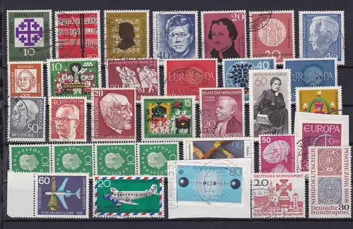 1 Steckkarte mit Marken aus Nachlass, gemischt