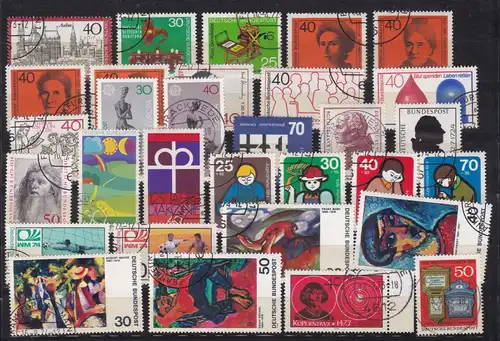 1 Steckkarte mit Marken, gestempelt