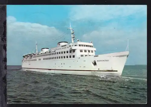 ROSTOCK-WARNEMÜNDE 1 FÄHRE ROSTOCK-WARNEMÜNDE 1-GEDSER 2.8.71 k auf CAK