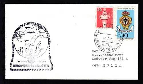 DEUTSCHE SCHIFFSPOST LÜBECK LINIE AKTIENGESELLSCHAFT MS REGINA MARIS  12.7.76 +