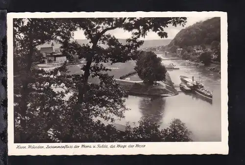 Hann. Münden (Zusammenfluss der Werra und Fulda Die Wiege der Weser)