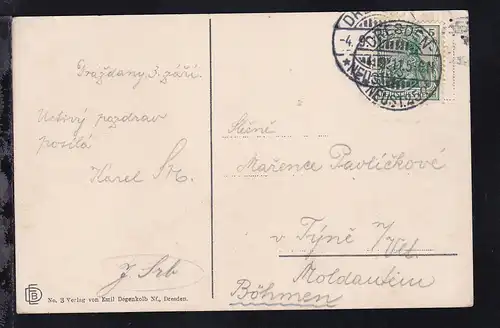 Dresden (Landungsplatz), 1911