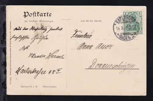 Karlsruhe (Rheinhafen), 1911