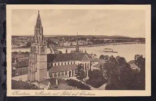 Konstanz (Münster mit Blick auf Seestrasse)