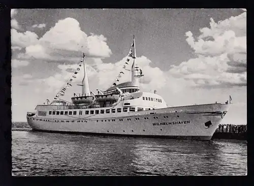 DEUTSCHE SCHIFFSPOST MS WILHELMSHAVEN SCHIFFAHRTSGES. "JADE" MBH 