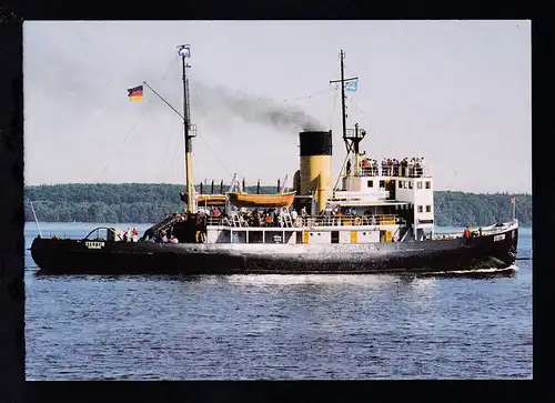 DEUTSCHE SCHIFFSPOST DS STETTIN Baujahr 1933 Nostalgiefahrten Elbe, Nord- und