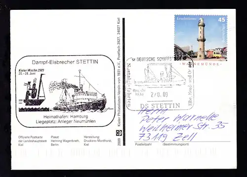 DEUTSCHE SCHIFFSPOST DS STETTIN Baujahr 1933 Nostalgiefahrten Elbe, Nord- und 