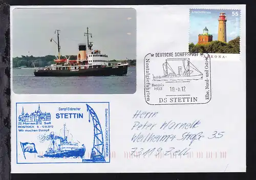 DEUTSCHE SCHIFFSPOST DS STETTIN Baujahr 1933 Nostalgiefahrten Elbe, Nord- und 