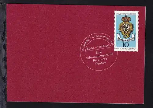 Versandstelle für Sammlermarken Eine Informationsschrift für unsere Kunden, 