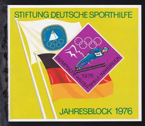 Stiftung Deutsche Sporthilfe Jahresblock 1976
