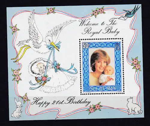 21. Geburtstag der Prinzessin Diana; Geburt von Prinz William von Wales, 