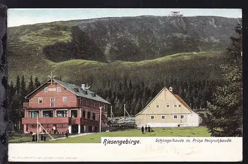 Riesengebirge Schlingelbaude mit Prinz Heinrichbaude