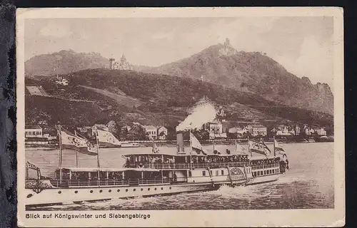 Blick auf Königswinter und Siebengebirge