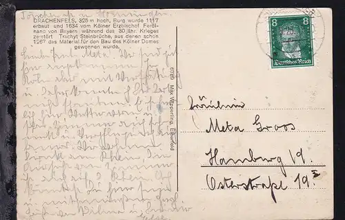 Blick auf Königswinter und Siebengebirge